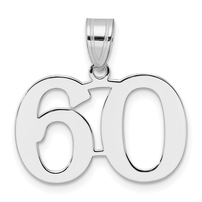 14k White Gold Pendants Style WAPN60 - Classique Jewelry Inc.