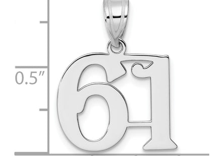 14k White Gold Pendants Style WAPN61 - Classique Jewelry Inc.