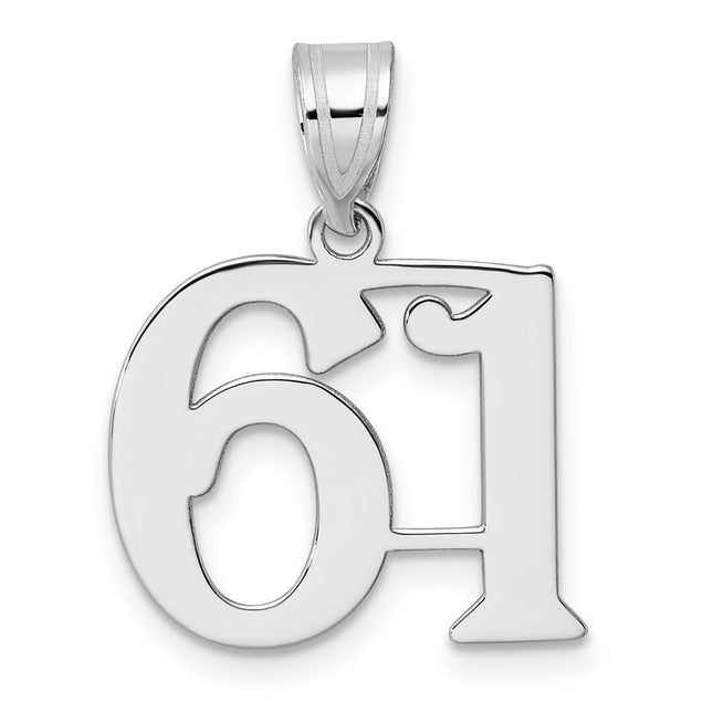 14k White Gold Pendants Style WAPN61 - Classique Jewelry Inc.