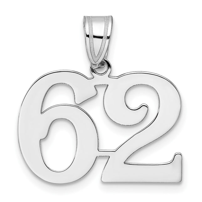 14k White Gold Pendants Style WAPN62 - Classique Jewelry Inc.