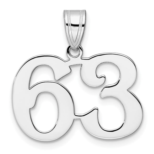 14k White Gold Pendants Style WAPN63 - Classique Jewelry Inc.