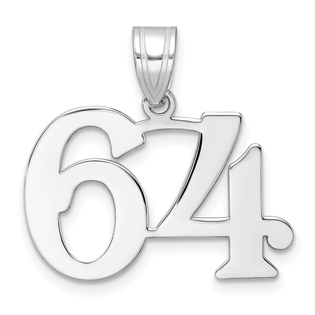14k White Gold Pendants Style WAPN64 - Classique Jewelry Inc.