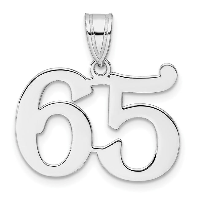 14k White Gold Pendants Style WAPN65 - Classique Jewelry Inc.