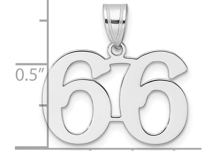 14k White Gold Pendants Style WAPN66 - Classique Jewelry Inc.