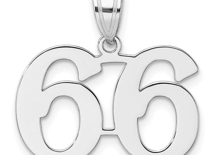 14k White Gold Pendants Style WAPN66 - Classique Jewelry Inc.