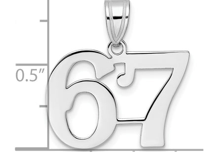 14k White Gold Pendants Style WAPN67 - Classique Jewelry Inc.