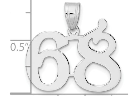 14k White Gold Pendants Style WAPN68 - Classique Jewelry Inc.