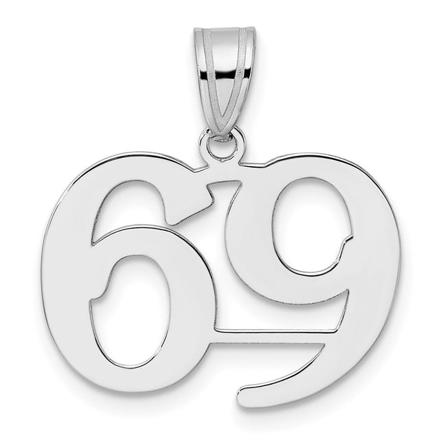 14k White Gold Pendants Style WAPN69 - Classique Jewelry Inc.