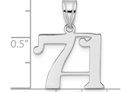 14k White Gold Pendants Style WAPN71 - Classique Jewelry Inc.