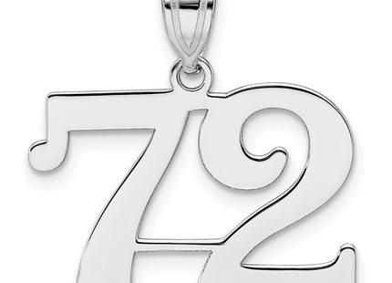 14k White Gold Pendants Style WAPN72 - Classique Jewelry Inc.