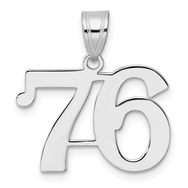 14k White Gold Pendants Style WAPN76 - Classique Jewelry Inc.