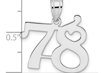 14k White Gold Pendants Style WAPN78 - Classique Jewelry Inc.