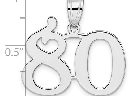 14k White Gold Pendants Style WAPN80 - Classique Jewelry Inc.