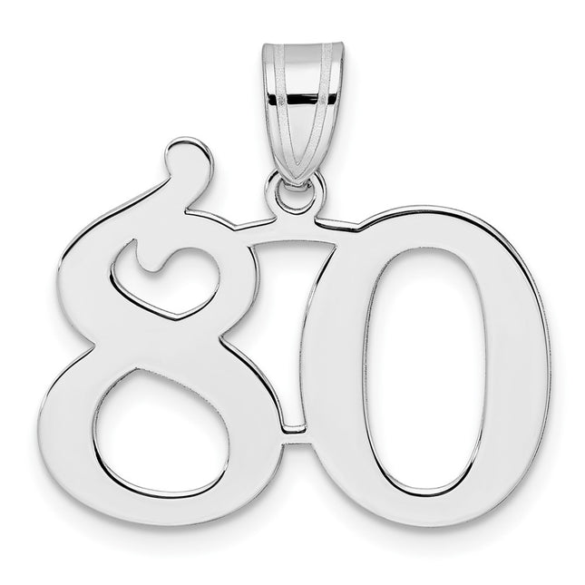 14k White Gold Pendants Style WAPN80 - Classique Jewelry Inc.