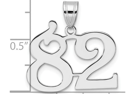 14k White Gold Pendants Style WAPN82 - Classique Jewelry Inc.