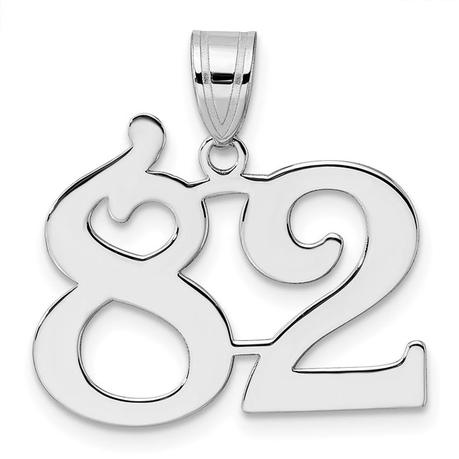 14k White Gold Pendants Style WAPN82 - Classique Jewelry Inc.