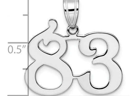 14k White Gold Pendants Style WAPN83 - Classique Jewelry Inc.