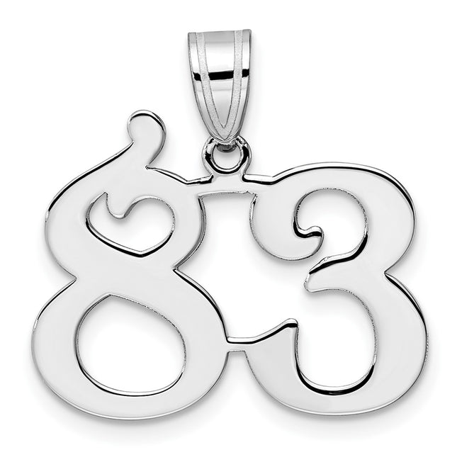 14k White Gold Pendants Style WAPN83 - Classique Jewelry Inc.