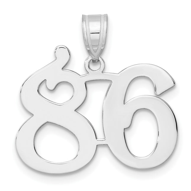 14k White Gold Pendants Style WAPN86 - Classique Jewelry Inc.
