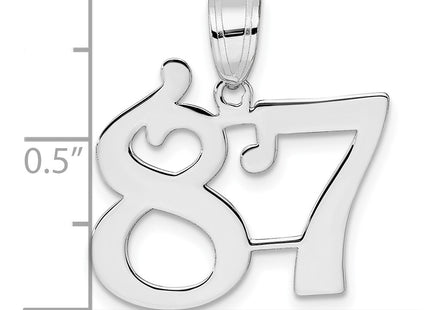 14k White Gold Pendants Style WAPN87 - Classique Jewelry Inc.