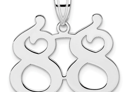 14k White Gold Pendants Style WAPN88 - Classique Jewelry Inc.