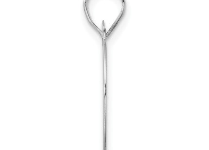 14k White Gold Pendants Style WAPN89 - Classique Jewelry Inc.