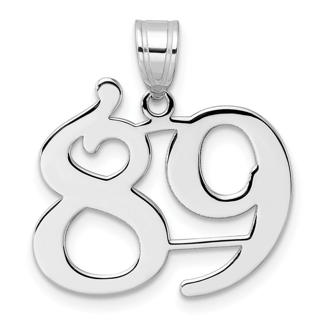14k White Gold Pendants Style WAPN89 - Classique Jewelry Inc.