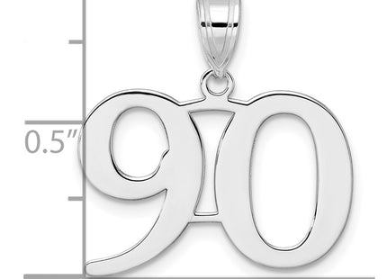 14k White Gold Pendants Style WAPN90 - Classique Jewelry Inc.