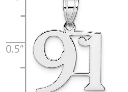 14k White Gold Pendants Style WAPN91 - Classique Jewelry Inc.
