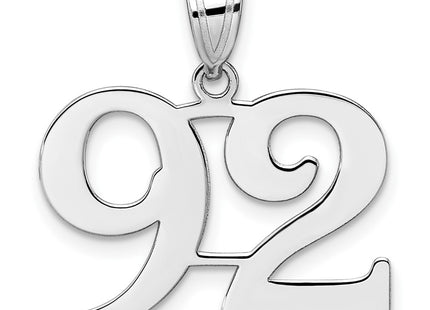 14k White Gold Pendants Style WAPN92 - Classique Jewelry Inc.