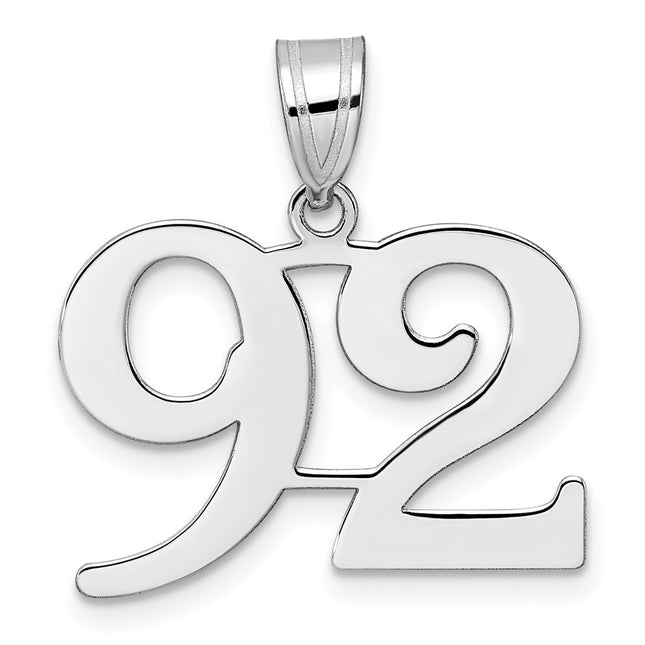 14k White Gold Pendants Style WAPN92 - Classique Jewelry Inc.