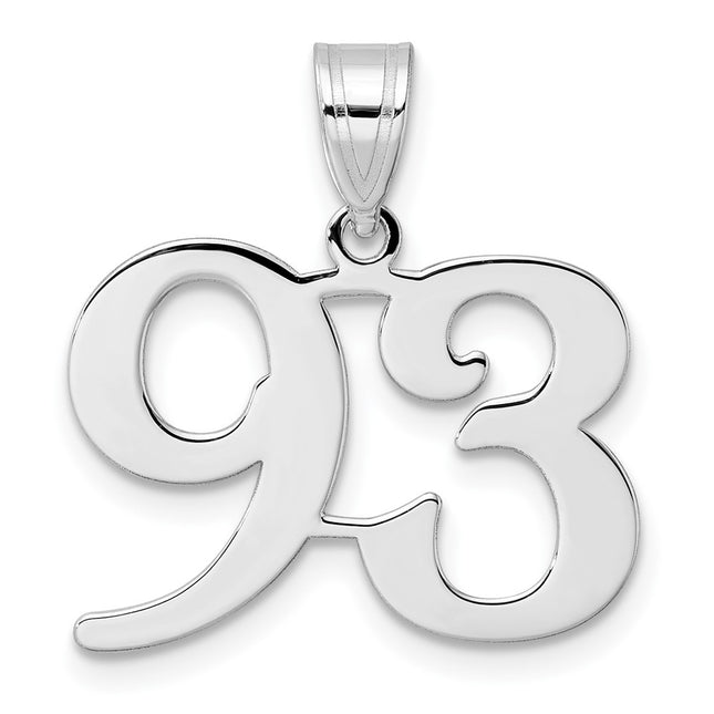 14k White Gold Pendants Style WAPN93 - Classique Jewelry Inc.