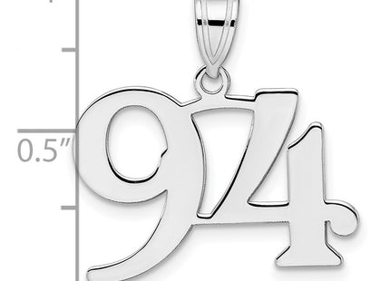 14k White Gold Pendants Style WAPN94 - Classique Jewelry Inc.