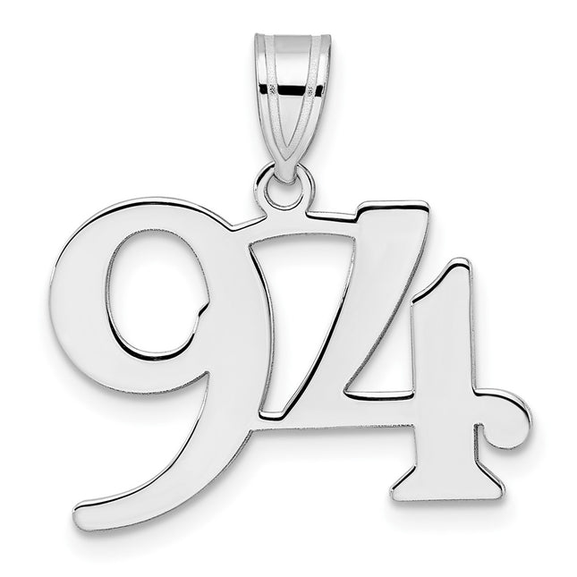 14k White Gold Pendants Style WAPN94 - Classique Jewelry Inc.