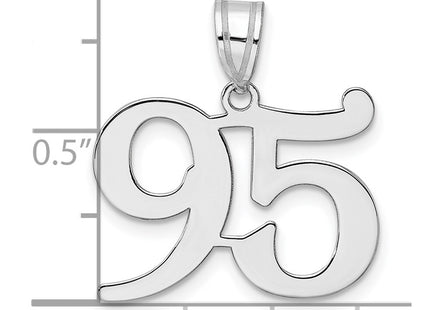 14k White Gold Pendants Style WAPN95 - Classique Jewelry Inc.