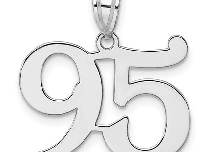 14k White Gold Pendants Style WAPN95 - Classique Jewelry Inc.