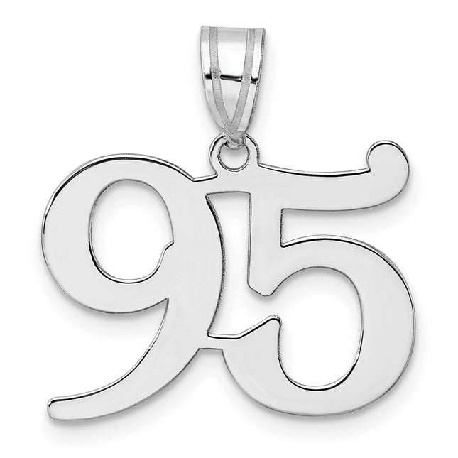 14k White Gold Pendants Style WAPN95 - Classique Jewelry Inc.