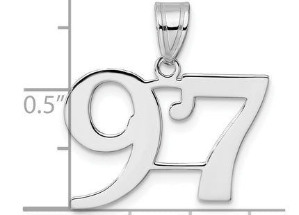 14k White Gold Pendants Style WAPN97 - Classique Jewelry Inc.