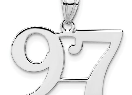 14k White Gold Pendants Style WAPN97 - Classique Jewelry Inc.