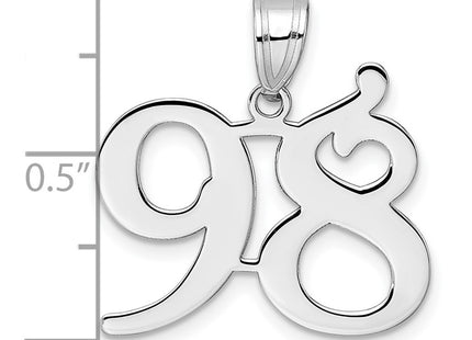 14k White Gold Pendants Style WAPN98 - Classique Jewelry Inc.