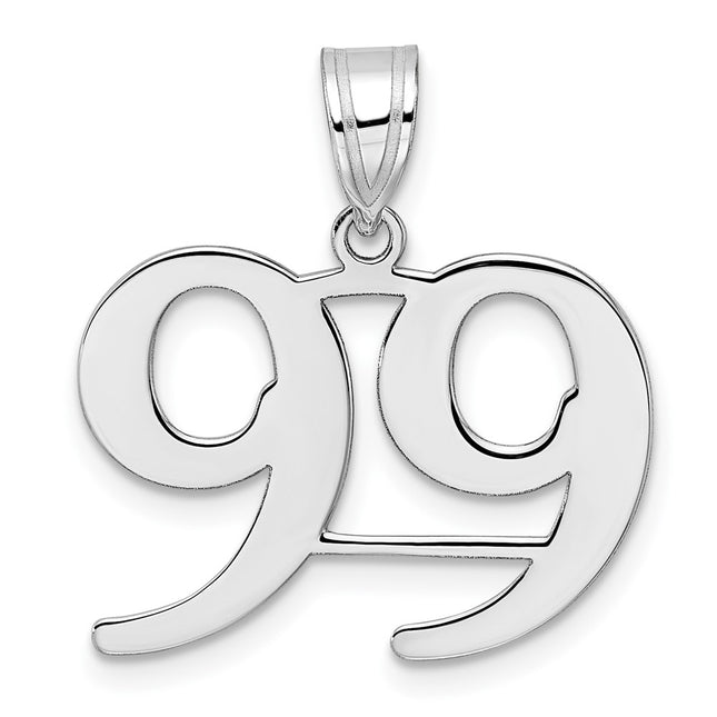 14k White Gold Pendants Style WAPN99 - Classique Jewelry Inc.
