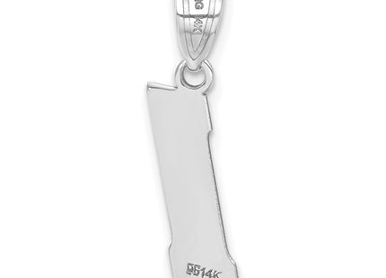 14k White Gold Pendants Style WBN01 - Classique Jewelry Inc.