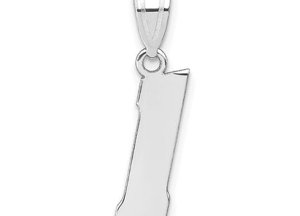 14k White Gold Pendants Style WBN01 - Classique Jewelry Inc.