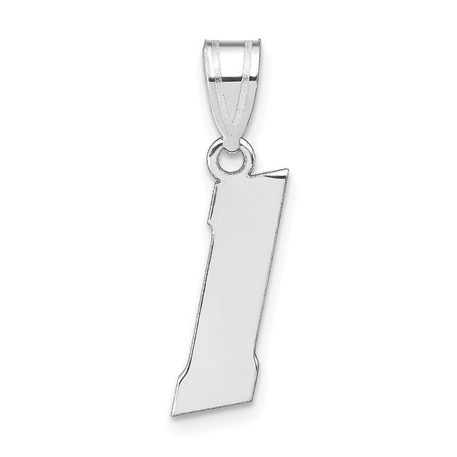 14k White Gold Pendants Style WBN01 - Classique Jewelry Inc.
