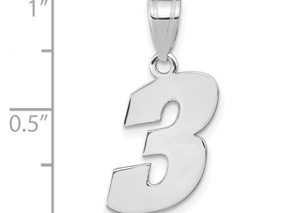 14k White Gold Pendants Style WBN03 - Classique Jewelry Inc.