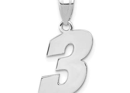 14k White Gold Pendants Style WBN03 - Classique Jewelry Inc.