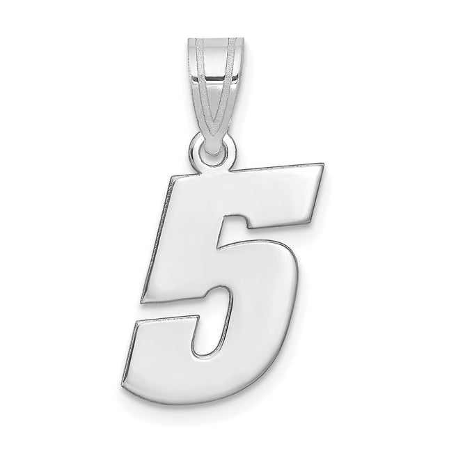 14k White Gold Pendants Style WBN05 - Classique Jewelry Inc.