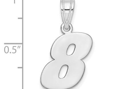 14k White Gold Pendants Style WBN08 - Classique Jewelry Inc.