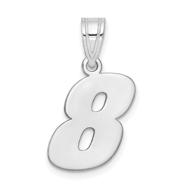 14k White Gold Pendants Style WBN08 - Classique Jewelry Inc.