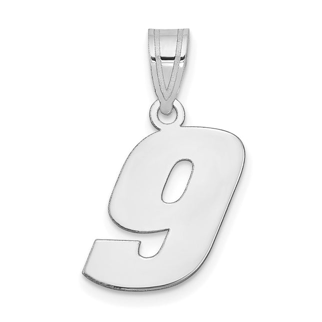 14k White Gold Pendants Style WBN09 - Classique Jewelry Inc.